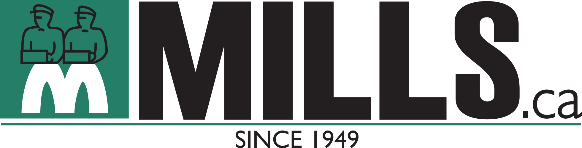 Mills Office Productivity Rectangle Logo